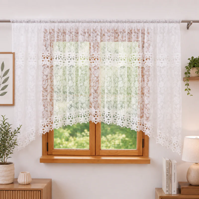 Firana z markizety z gipiurą 400x150 cm - obrazek 4