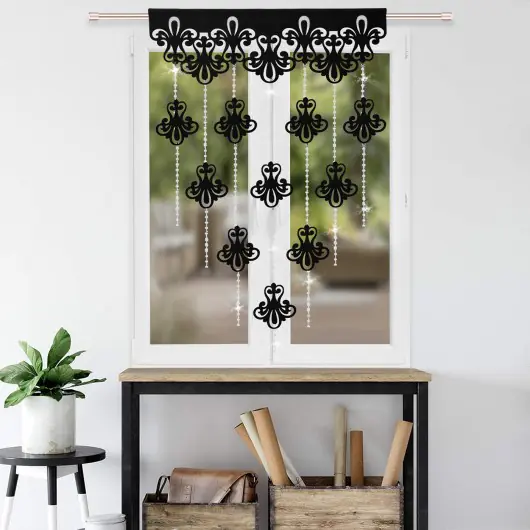 Ażurowy panel z zawieszkami 100x180 cm - obrazek 3