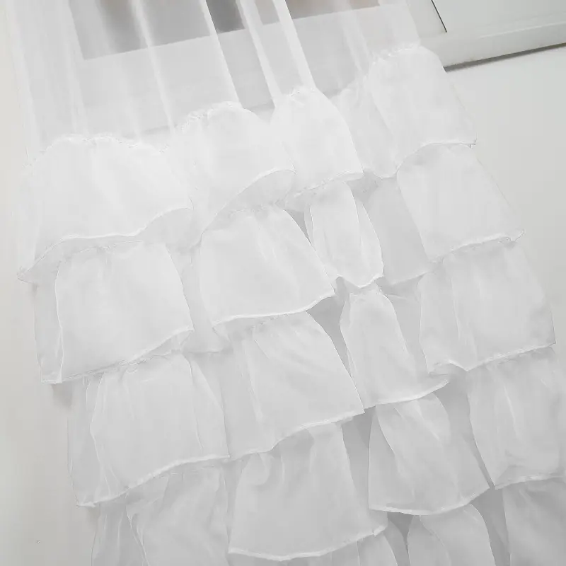 Firana z falbankami 300x250 cm - obrazek 4