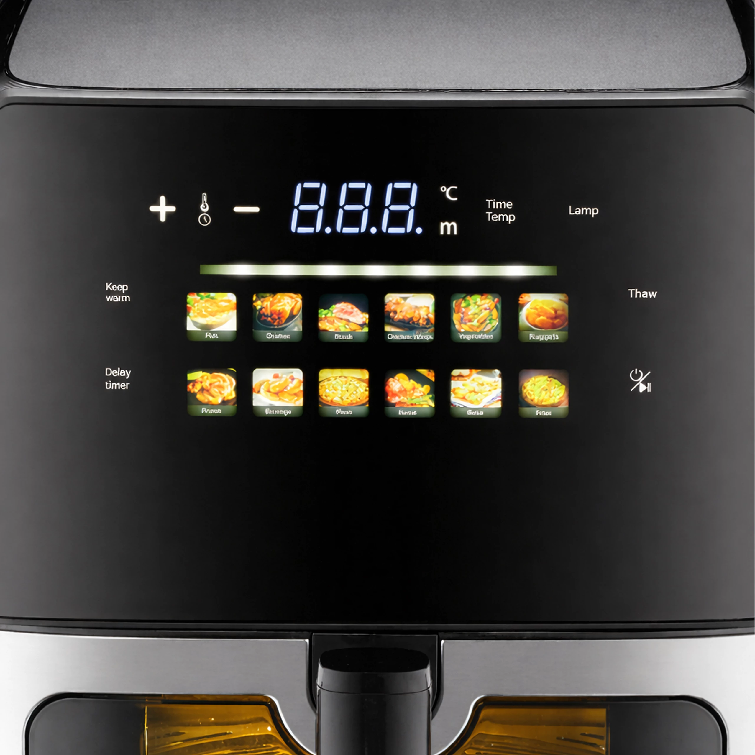 Frytkownica Beztłuszczowa Air Fryer 8L Frytownica 1700W 12 Programów Mocna - obrazek 4