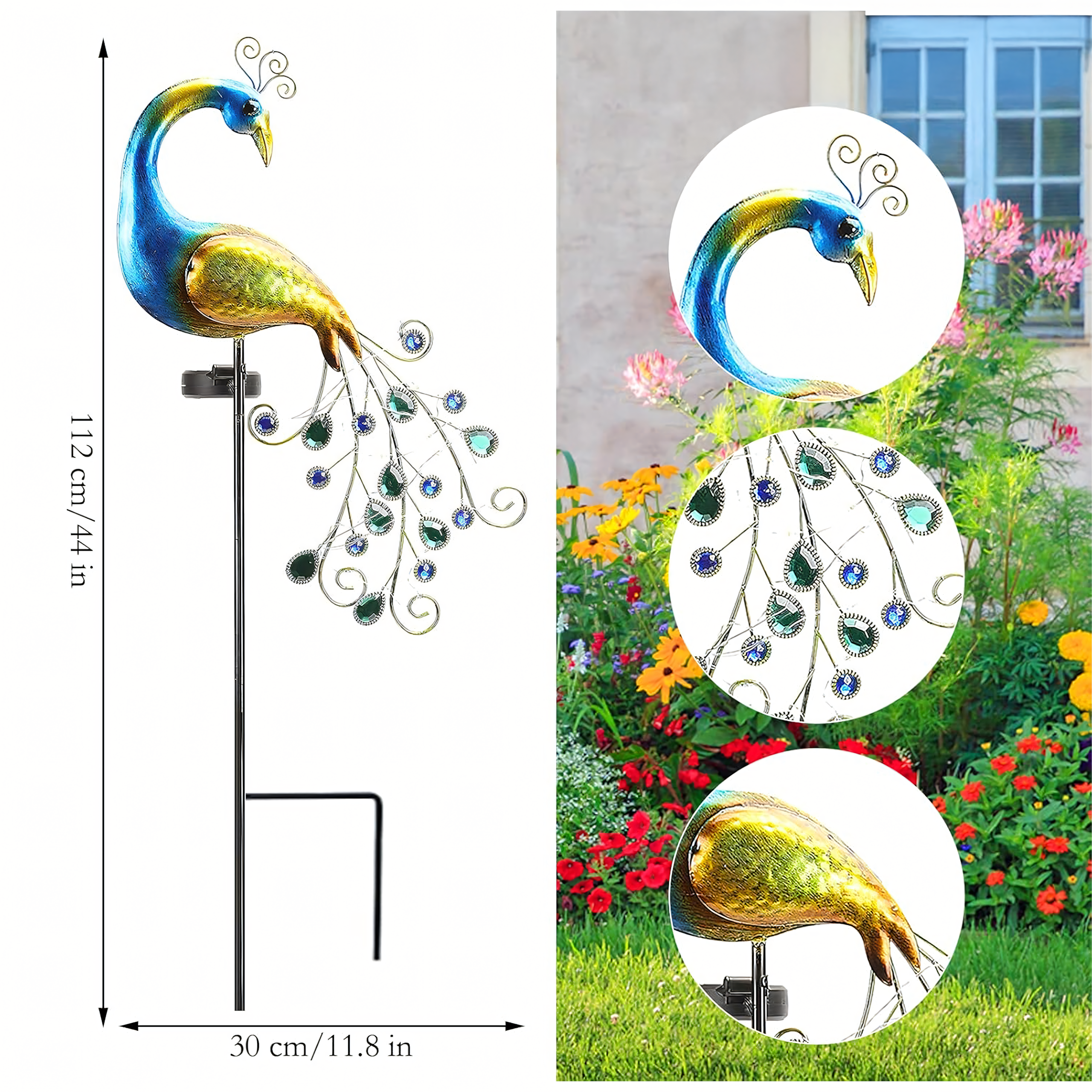 Lampa Paw Solarny Świecąca 112cm - obrazek 2
