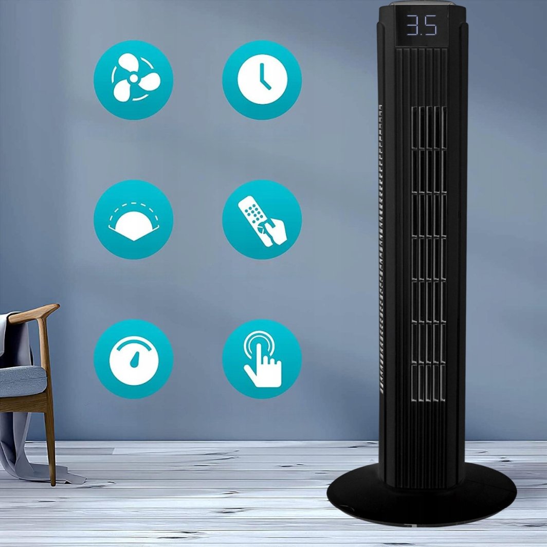 Wentylator kolumnowy LTC o wysokości 82 cm i mocy 45 W - obrazek 6