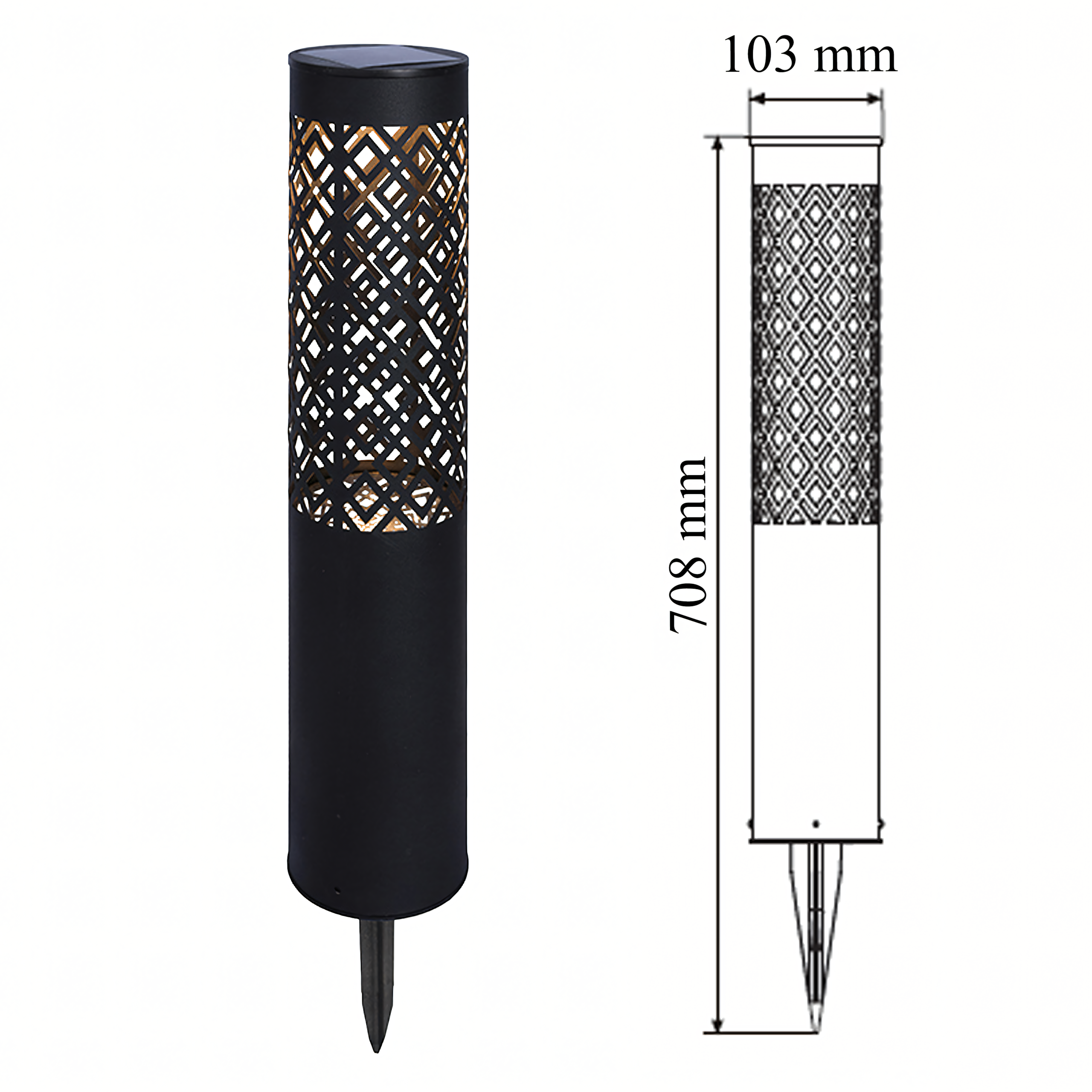 Lampy Solarne Ogrodowe Wbijane Latarnie PREMIUM - obrazek 4