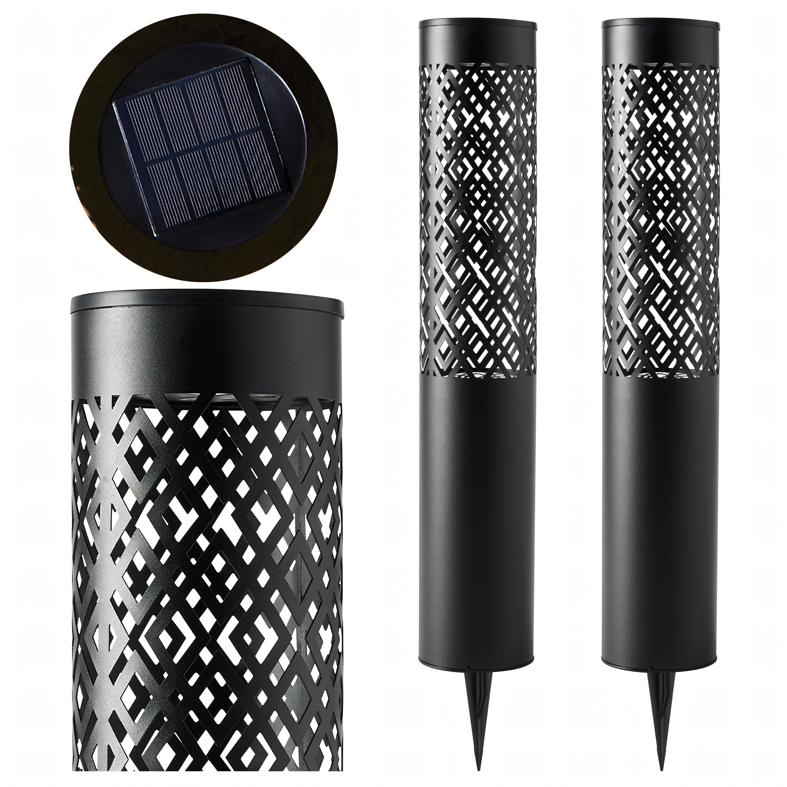 Lampy Solarne Ogrodowe Wbijane Latarnie PREMIUM - obrazek 3